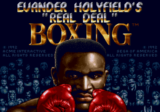 Evander Holyfield Real Deal Boxing (SS).png (14595 bytes)